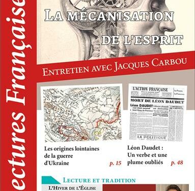 Lectures Françaises : La mécanisation de l’esprit
