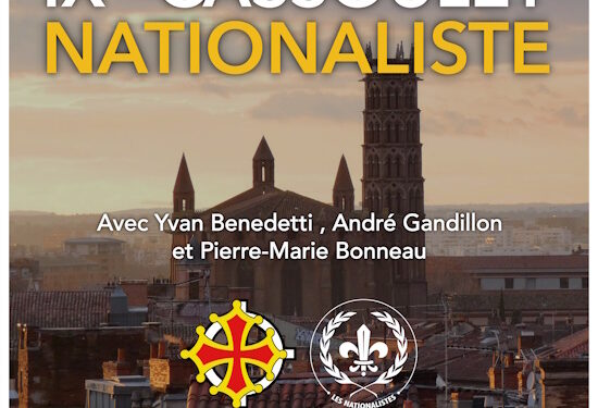 IXe Cassoulet Nationaliste – Toulouse – 20 octobre 2024