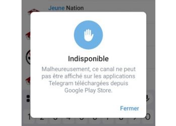 Pour continuer à suivre Jeune Nation sur Telegram, après la dernière censure en date…
