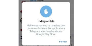 Pour continuer à suivre Jeune Nation sur Telegram, après la dernière censure en date…