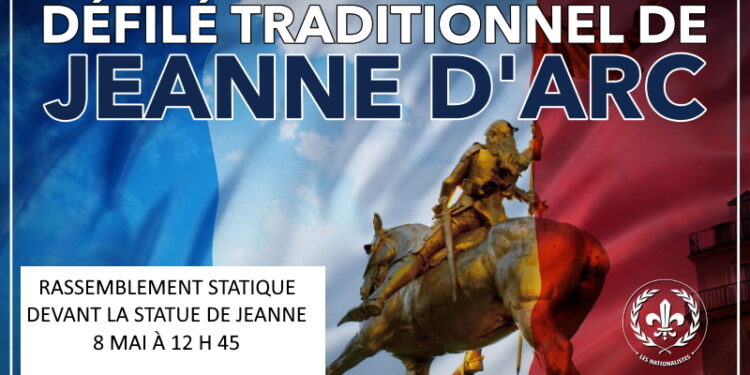 Fête de sainte Jeanne d’Arc – 8 mai 2022 – Changement de programme
