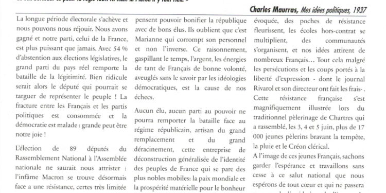 L’Écho d’AF : « Notre force est d’avoir raison »