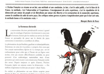 Revue – Nouveauté : À bas la République ! – L’Écho d’Action Française