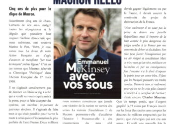L’Écho d’AF : Macron réélu. Cinq ans de plus pour la clique de Macron