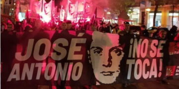 En mémoire de José Antonio, un millier de phalangistes prennent Madrid pour le 85e anniversaire de son assassinat !