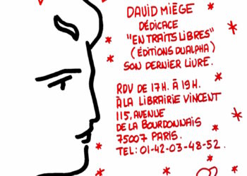 « En Traits Libres » : Miège en dédicace – Paris – 15 décembre 2023