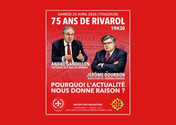 75 ans de Rivarol avec Jérôme Bourbon et André Gandillon – Toulouse – 25 avril 2026