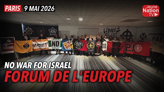 « No War For Israel » – Compte-rendu du Forum de l’Europe 2026