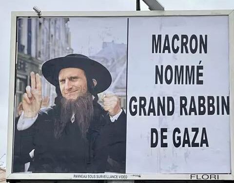 Macron nommé Grand Rabbin de Gaza par Flori