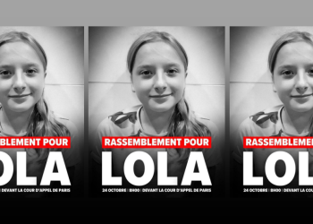 Rassemblement pour Lola devant la cour d’appel de Paris – 8 h vendredi 24 octobre 2025