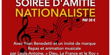 Soirée d&rsquo;amitié nationaliste – 12 avril 2024 – Toulouse