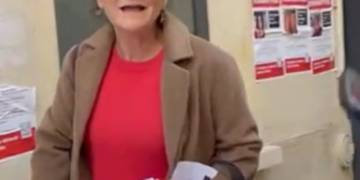 Déferlement de haine sioniste contre Sophie Pommier, coupable d&rsquo;avoir arraché des affiches de propagande israélienne