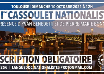 VIIe Cassoulet Nationaliste à Toulouse – Dimanche 10 octobre 2021