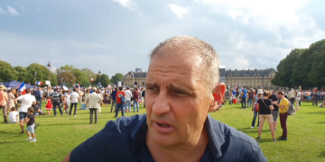 Yvan Benedetti à la manif gnan gnan de Philippot