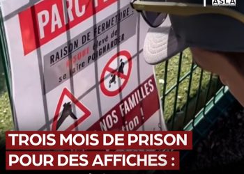 Répression contre Patria Albiges : Trois mois de prison pour des affiches…