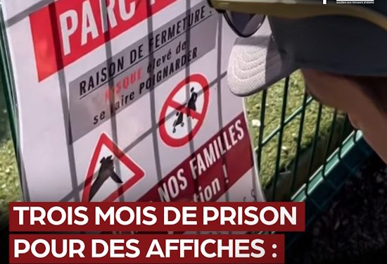 Répression contre Patria Albiges : Trois mois de prison pour des affiches…