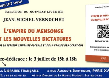 Rencontre-dédicace de Jean-Michel Vernochet – La Librairie Française – Samedi 3 juillet 2021