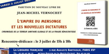 Rencontre-dédicace de Jean-Michel Vernochet – La Librairie Française – Samedi 3 juillet 2021