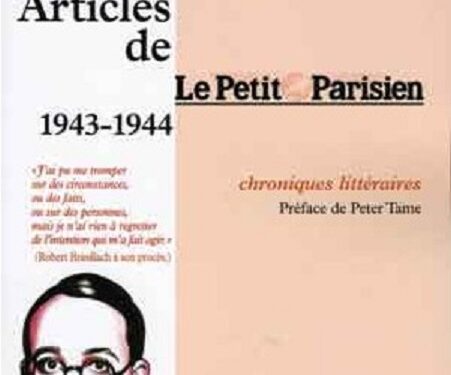 Nouveauté : Articles de Le Petit Parisien 1943-1944 – Robert Brasillach