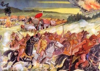 20 Juin 451 : Attila est défait aux Champs Catalauniques par Aetius le Romain, Théodoric le Wisigoth et Mérovée le Franc !