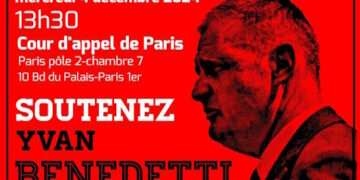 Front de la Répression : La machine répressive s’emballe contre Yvan Benedetti