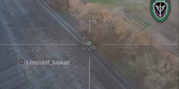Première vidéo de la destruction d’un CAESAR français en Ukraine