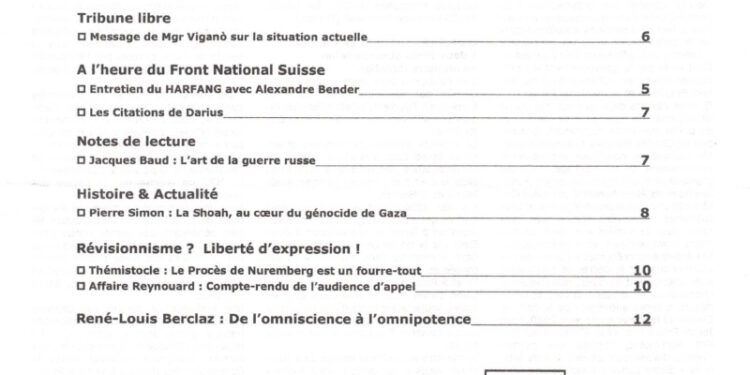 Courrier du Continent : La shoah au cœur du génocide de Gaza