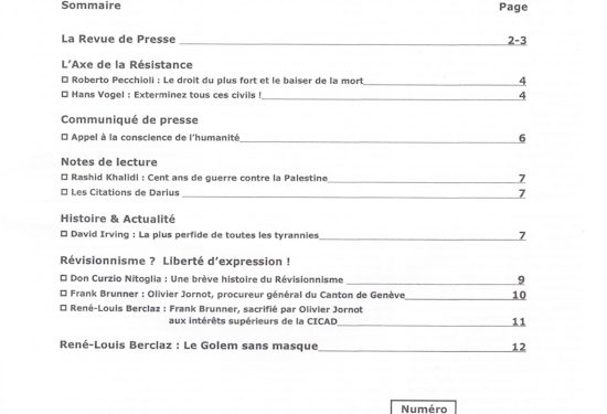 Le Golem sans masque – Courrier du Continent