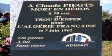 Cérémonie du souvenir à la mémoire de Claude PIEGTS le 7 juin 2022 par l&rsquo;ADIMAD-MRAF