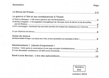 Courrier du Continent : La guerre à l’Est et ses conséquences à l’Ouest