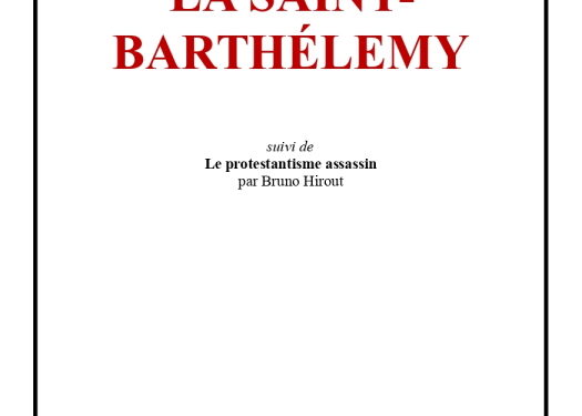 Nouveauté : La Saint-Barthélemy – Henri Hello