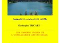 L’Intelligence Artificielle et ses dangers cachés ! – Christophe Tricart – 25 octobre 2025 – Savoie