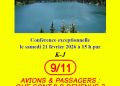 « 9/11 : avions et passagers, que sont-ils devenus ? » – K-J – Savoie – 21 février 2026
