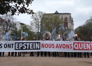 Front Nationaliste : premier Conseil national et action « Ils ont Epstein, nous avons Quentin ! »