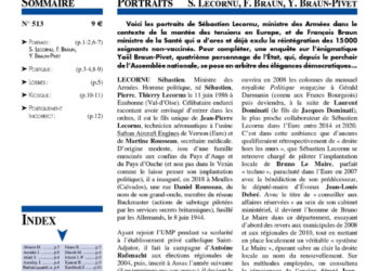 Faits & Documents – Portraits : Sébastien Lecornu, François Braun, Yaël Braun-Pivet