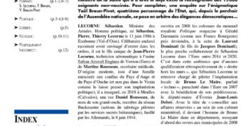 Faits & Documents – Portraits : Sébastien Lecornu, François Braun, Yaël Braun-Pivet