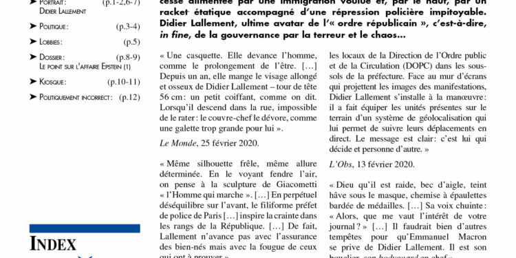 Faits & Documents : Le point sur l’affaire Epstein