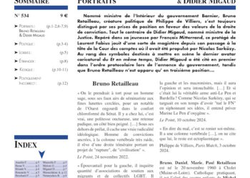 Faits & Documents : Bruno Retailleau & Didier Migaud