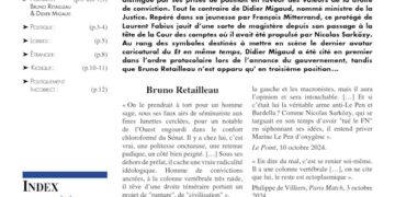Faits & Documents : Bruno Retailleau & Didier Migaud