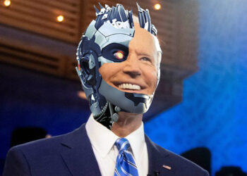 Rions un peu : les partisans de QAnon pensent que Biden est un robot