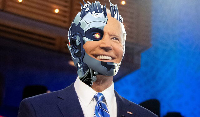 Rions un peu : les partisans de QAnon pensent que Biden est un robot