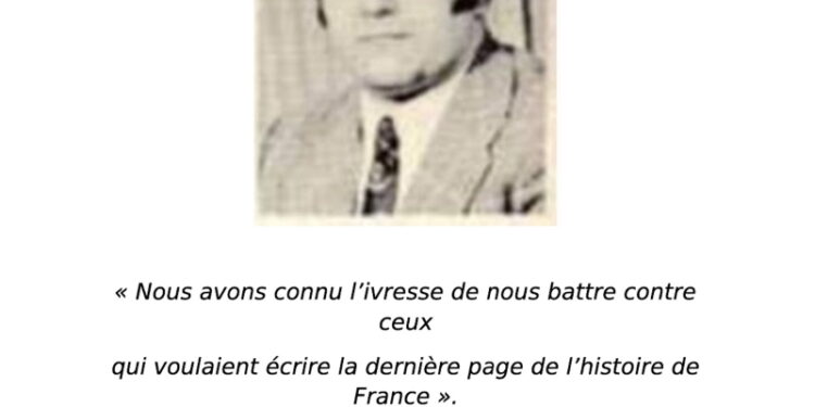 Disparition de Georges Condet, ancien du Front nationaliste à Alger