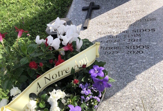 Cimetière de Thiais, 4 septembre 2024 : Hommage à Pierre Sidos