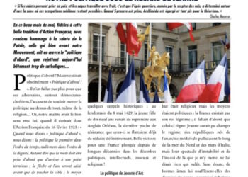 L’Écho d’AF : Notre politique sous le regard de Jeanne