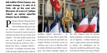 L&rsquo;Écho d&rsquo;AF : Notre politique sous le regard de Jeanne