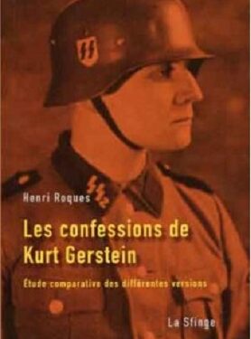 Nouveauté : Les Confessions de Kurt Gerstein – Henri Roques