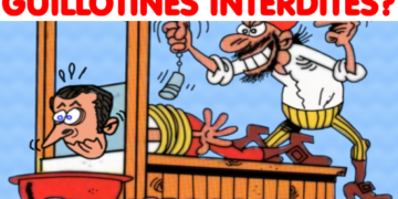 Un homme arrêté pour des guillotines en carton. A-T-ON LE DROIT DE FAIRE ALLUSION A LA GUILLOTINE ?