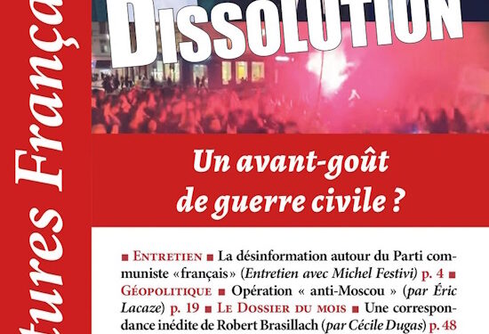 Lectures Françaises : Dissolution : un avant-goût de guerre civile ?