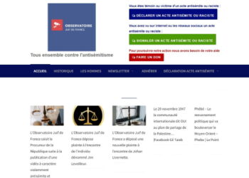 L’Observatoire Juif de France tire sur tout ce qui bouge