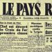 3 mai 1936 : Premier numéro du Pays Réel fondé par Léon Degrelle